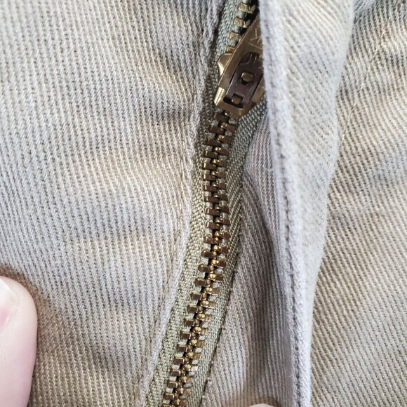 Saddlebred Jeans Mens Size 40x30 Tan Classic Fit 100% Cotton Straight Leg - Picture 10 of 12